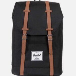 Herschel Retreat Backpack Black Classic 19.5L 10066-00001